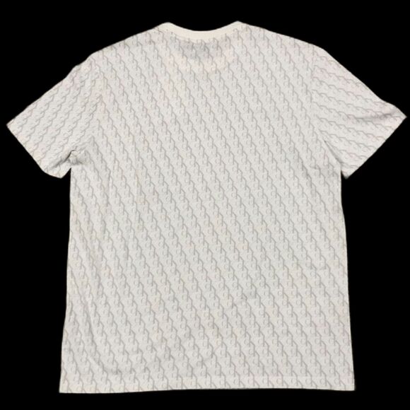 NWT Calvin Klein White Short Sleeve Classic Fit Cotton CK Tee Shirt Size Medium - Picture 3 of 6